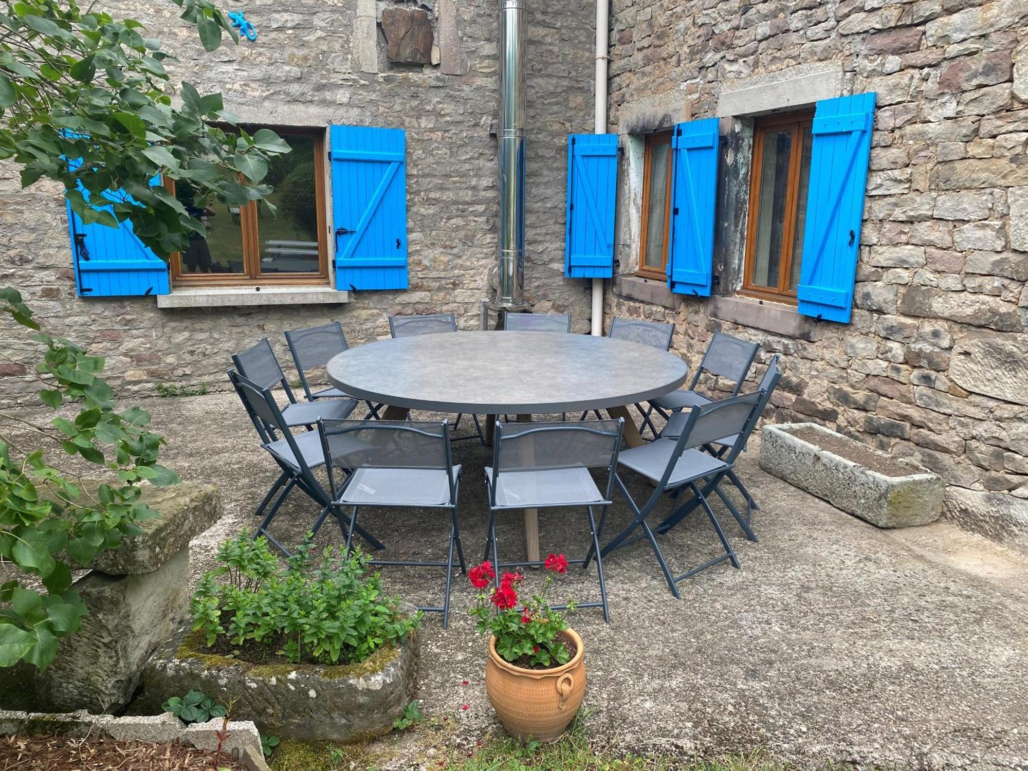 Les Volets Bleus Villa La Chapelle-aux-Bois Buitenkant foto